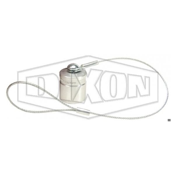 Dixon Snap-Tite by H Series Interchange Dust Cap, 1-1/4 in Nominal, Aluminum, Domestic V10DC-A - main